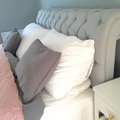 Kundbild Sänggavel chesterfield - Välj din favoritfärg
