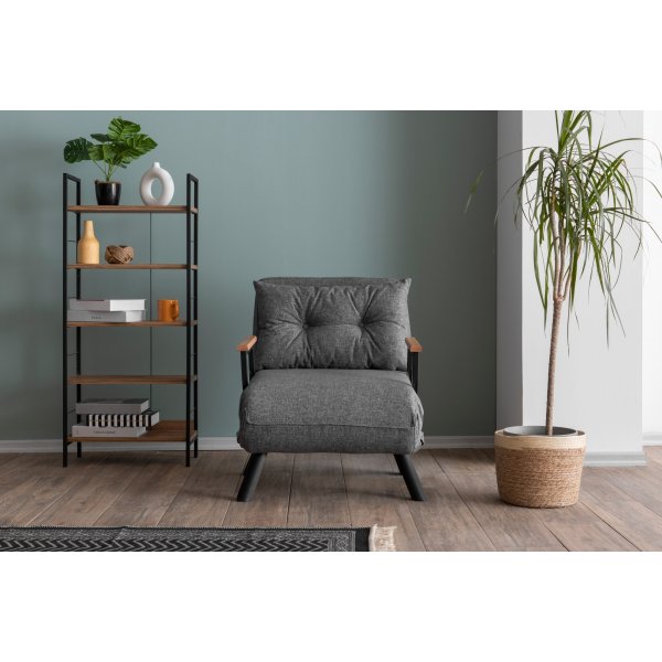 Fauteuil lit Sando - Gris clair Fauteuil lit Sando - Gris clair