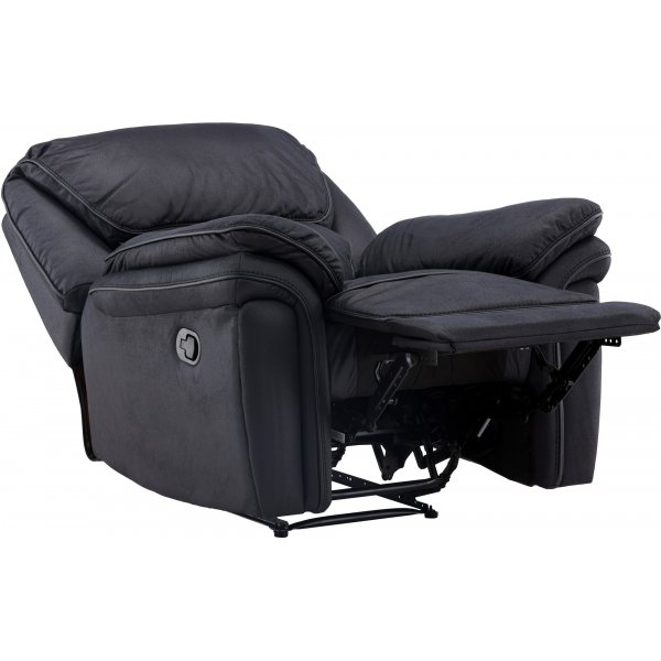 Saranda reclinerftlj - Svart