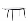 Orson klaffbord 120x80 - Vit/svart