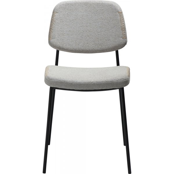 Chaise de salle  manger Menta - Cachemire boucl/noir