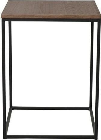 Atlantis sidobord 45 x 45 cm - Valnöt/svart Atlantis sidobord 45 x 45 cm - Valnöt/svart