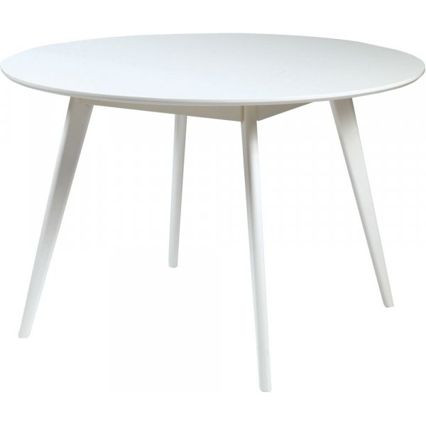 Katie runt matbord 115 cm - Vit