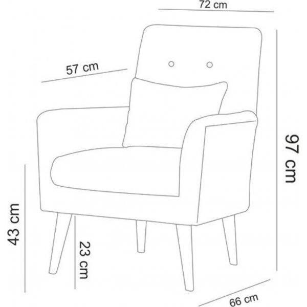 Zeni fauteuil - Groen + Vlekverwijderaar voor meubels Zeni fauteuil - Groen + Vlekverwijderaar voor meubels