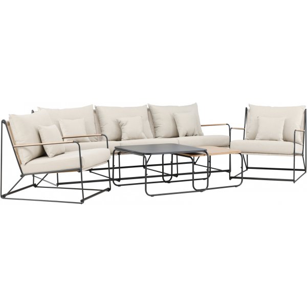 Palazzo soffgrupp - Svart/Beige Palazzo soffgrupp - Svart/Beige