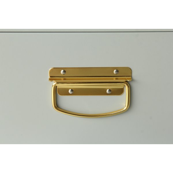 Matteus vintage Koffert set - Ljusgr� / M�ssing