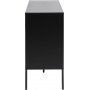 Seaford sknk 120 cm - Svart/vitpigmenterad ek