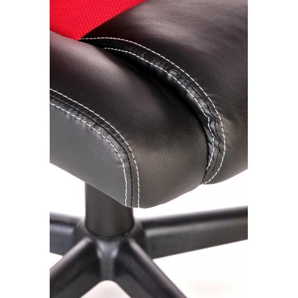Chaise de bureau Berkel - Noir/rouge Chaise de bureau Berkel - Noir/rouge