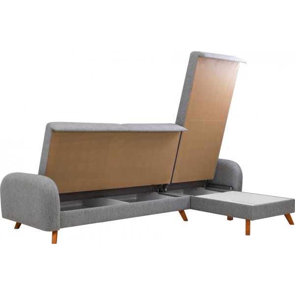 Kronos 2 slaapbank Grijs