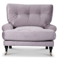 Adena fåtölj - Puderrosa sammet velour Adena fåtölj - Puderrosa sammet velour