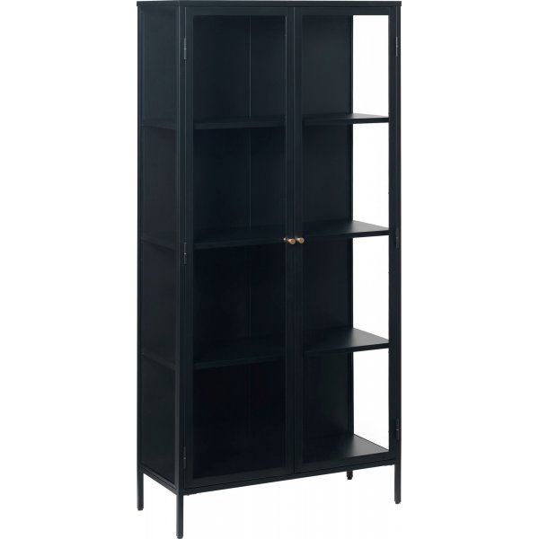 Armoire métal noir portes vitrées Toddy H190 cm Armoire métal noir portes vitrées Toddy H190 cm