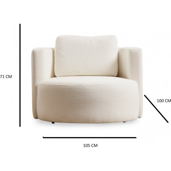 Asis fåtölj - Cream Asis fåtölj - Cream