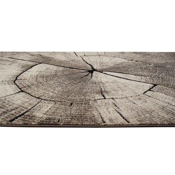 Machinaal geweven vloerkleed Florence - Grijs