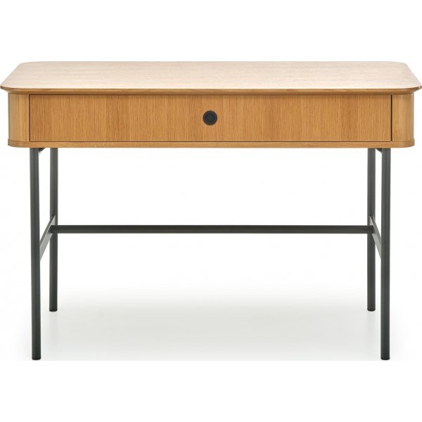 Bureau Giga 117x59 cm - Chne/noir