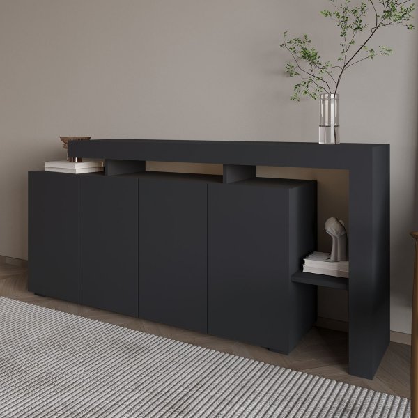 Sideboard Bellan 170 cm - Antracit