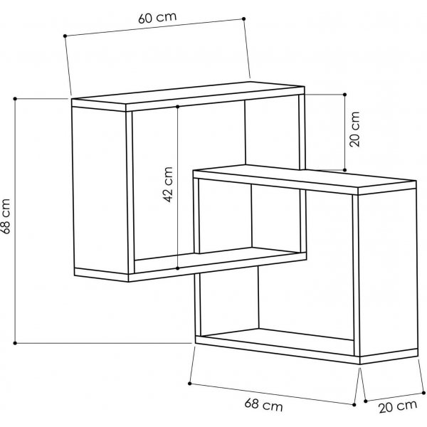 Ring wandplank - Wit Ring wandplank - Wit