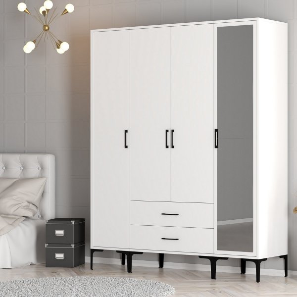 Armoire Kumsal 16 Blanc Armoire Kumsal 16 Blanc