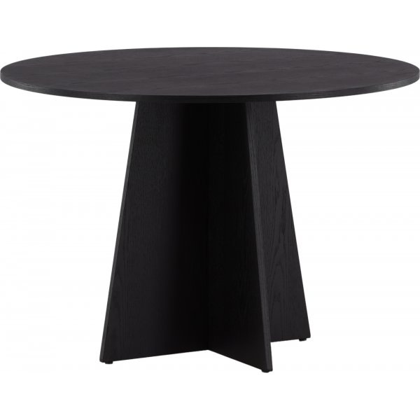 Bootcut eettafel 110 cm - Zwart