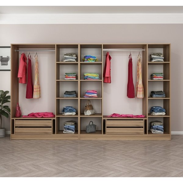 Armoire Cavolo 315x52x210 cm, variante B - Marron Armoire Cavolo 315x52x210 cm, variante B - Marron