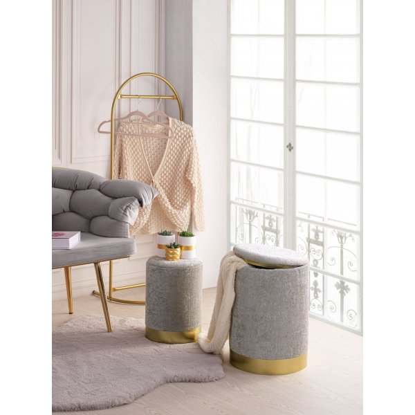 Comfort sittpuff-set - Grå Comfort sittpuff-set - Grå