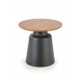 Satsbord 70/50 cm svart / Natur