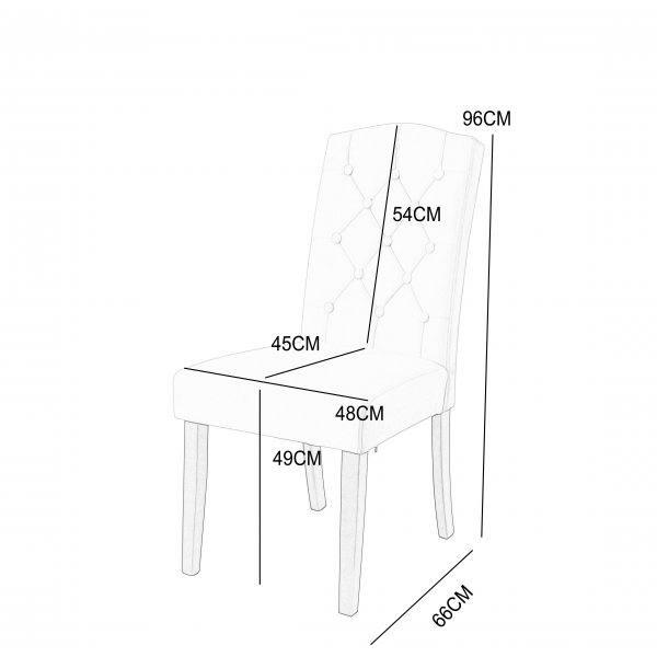 Lexington matstol - Beige/mörkbrun Lexington matstol - Beige/mörkbrun