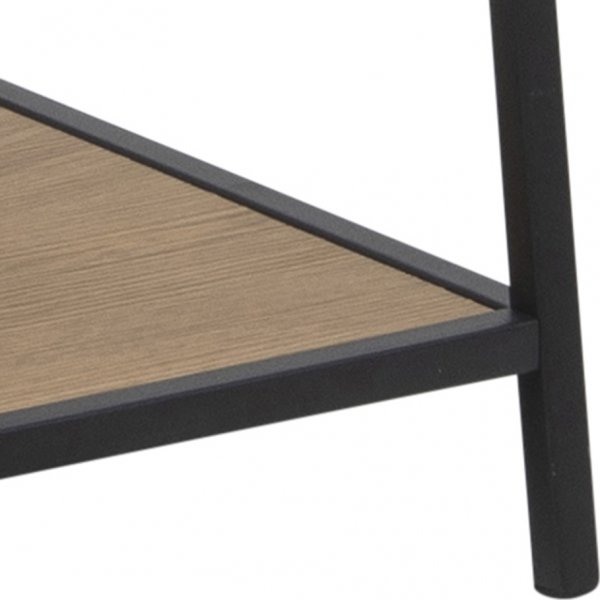 Seaford steghylla 77x138 cm - Ek/svart Seaford steghylla 77x138 cm - Ek/svart