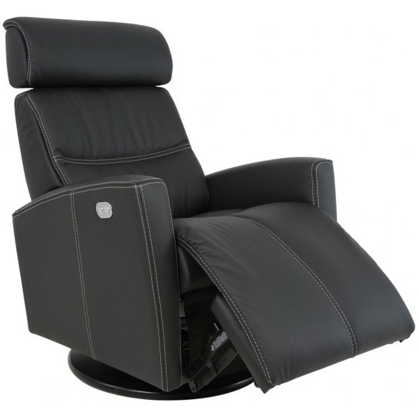 Fauteuil inclinable électrique Milan - Noir Fauteuil inclinable électrique Milan - Noir