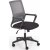 Chaise de bureau Mauro - Noir/gris