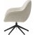 Fauteuil Raton - Blanc cass/noir