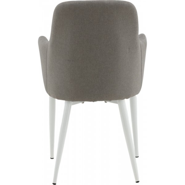 Fauteuil Paolo - Gris/blanc Fauteuil Paolo - Gris/blanc