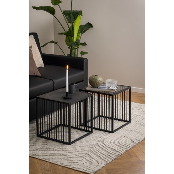 Strington bijzettafel 40 x 40 cm - Zwart Strington bijzettafel 40 x 40 cm - Zwart