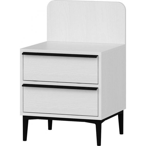 Verhoogd nachtkastje - Wit