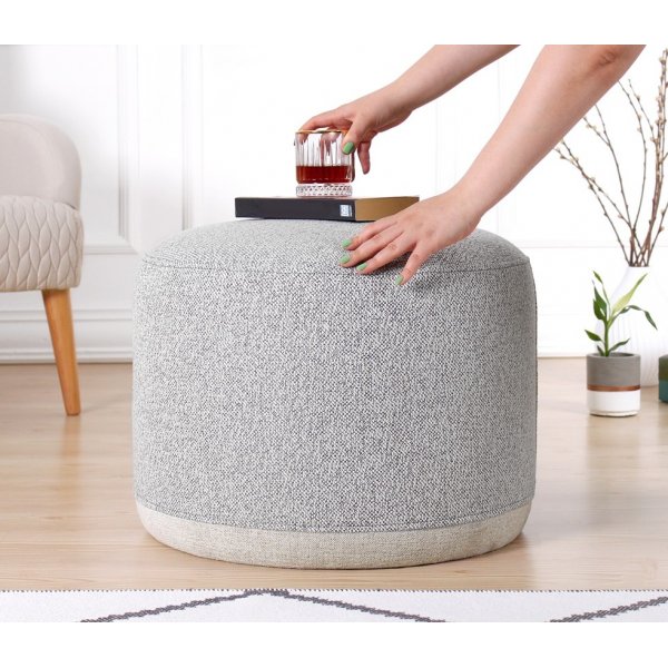 Pouf Cedre - Gris clair Pouf Cedre - Gris clair