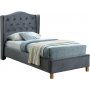 Duncan bedframe 90x200 cm - Grijs fluweel