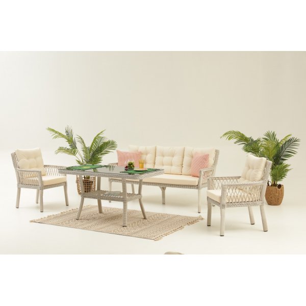 Pure loungegrupp 3 - Cream