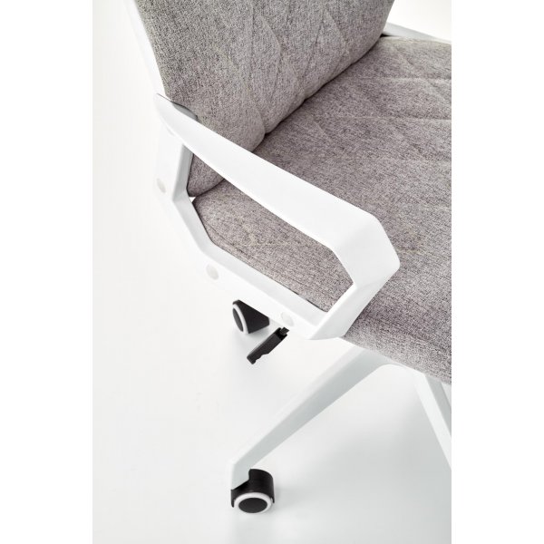 Chaise de bureau Mildred - Blanc/beige Chaise de bureau Mildred - Blanc/beige