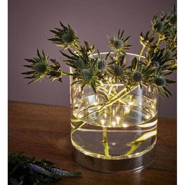 Bouquet bordslampa 19 cm - Krom/klarglas Bouquet bordslampa 19 cm - Krom/klarglas