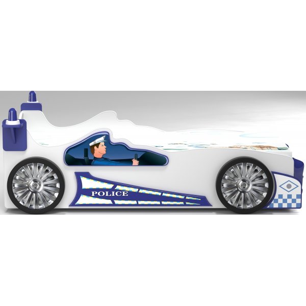 Polisbil barnsng - 90 x 200 cm