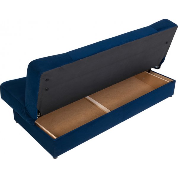 Canap-lit 3 places Nika - Bleu