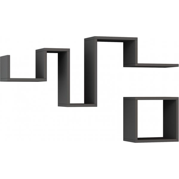 Follow wandplank - Antraciet