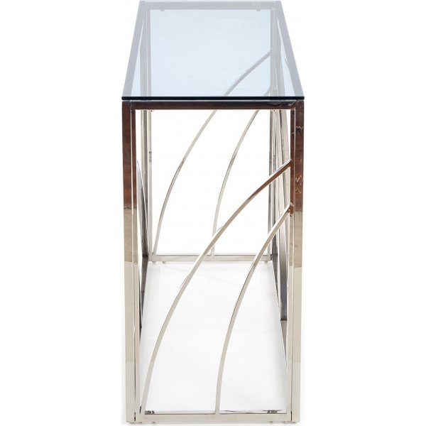 Table console Hibura 120x 40 cm - Argent