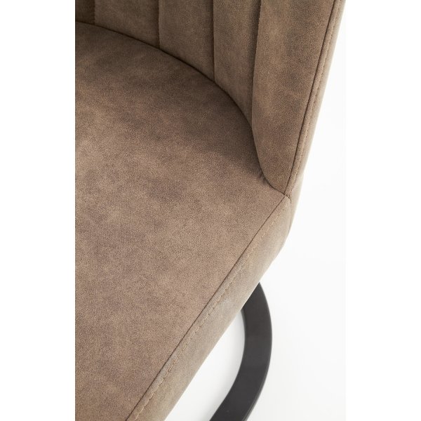 Chaise de salle  manger Heath - Marron vintage (PU)