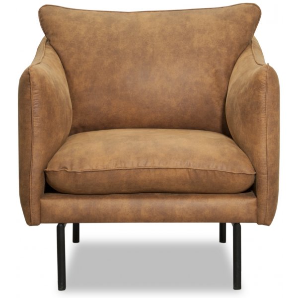 Björndal fåtölj - Cognac ecoläder Björndal fåtölj - Cognac ecoläder