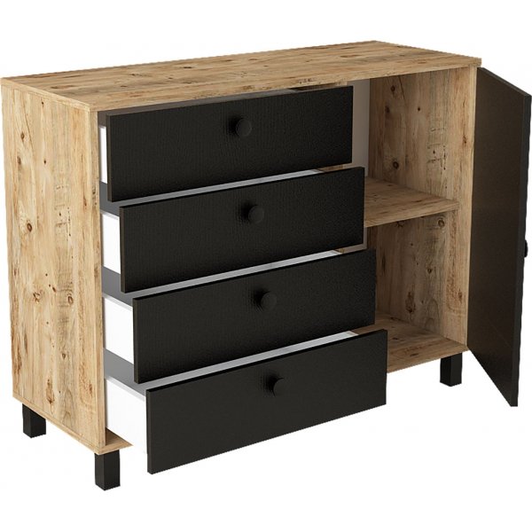 Vilamo byr 81 - Furu/svart