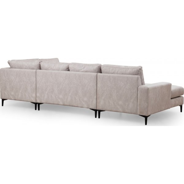 Canapé en U droit Braga - Beige Canapé en U droit Braga - Beige