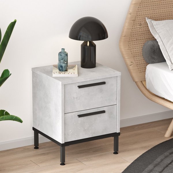 Luvio s�ngbord 24 - Silver/svart