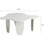 Table basse Maldives 100 x 100 cm - Blanc