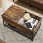 Freddie salontafel 100 x 55 cm - Bruin/zwart