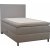 Lit coffre d'appoint avec rangement et tte de lit - 120 x 200 cm - Beige